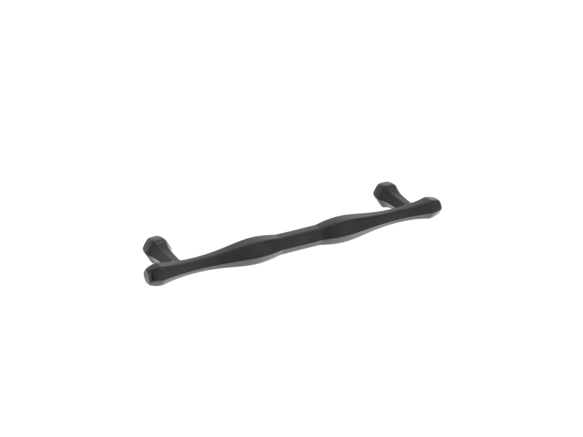 Conjunto de 6 Puxadores HARDWAREXCHANGE em Zamac com 160mm de distância entre eixos, verniz preto mate