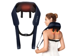 Massageiro De Pescoço E Ombros Com Aquecimento, Recarregável Usb, Para Alívio Da Tensão Cervical, Compacto, Recarregável, Uso Diário, Hig...