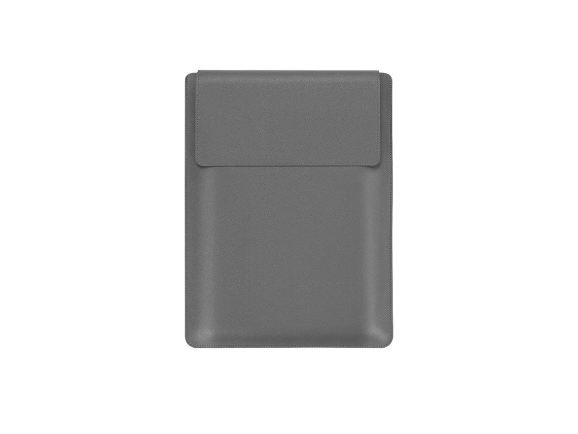 Capa para Portátil HEXINYIGJLY 13.3 14" com Stand,acolchoada, Impermeável, para Macbook Matebook Yoga Cinza