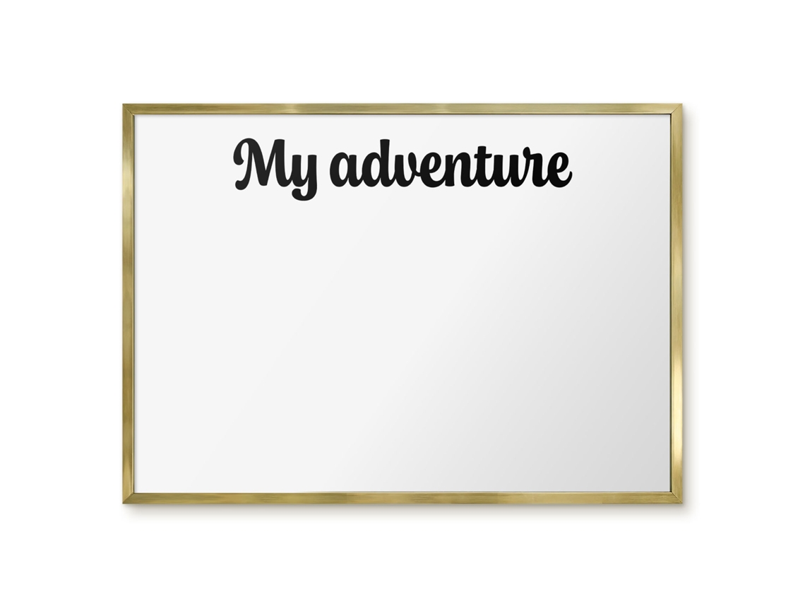 Magnetic Wall Board My Adventure For The Office Espelharte (70x50 Cm)