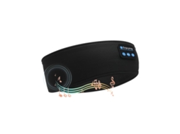 Fones Bluetooth Headband Preto para Dormir Exercício Sono Lateral Relaxamento Áudio Estéreo Hd ZYBLSSBB