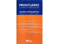 Livro PRONTUÁRIO ACORDO ORTOGRÁFICO. de Vários (Português)