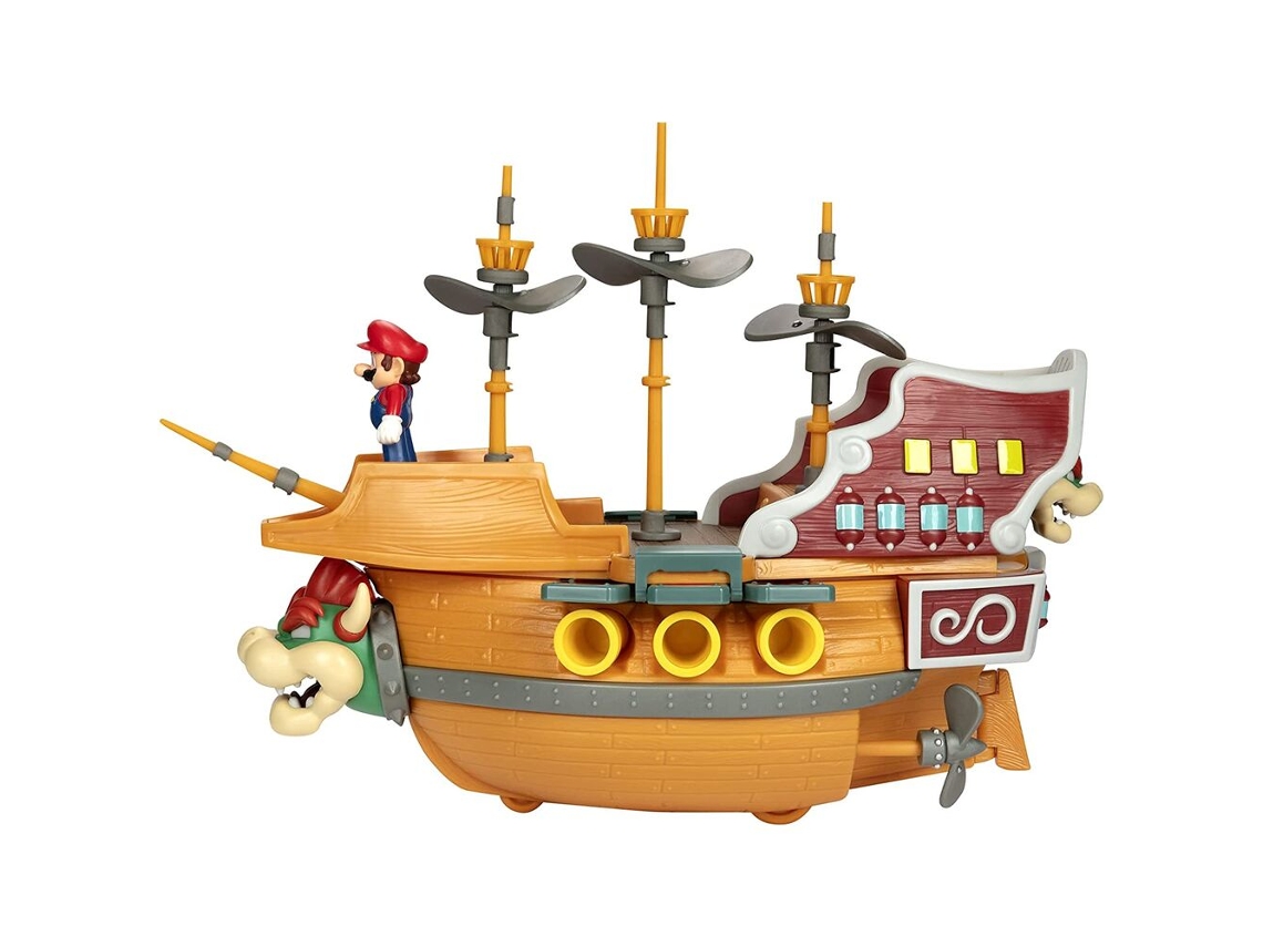 Nintendo Super Mario Deluxe Aeronave Bowser Playset