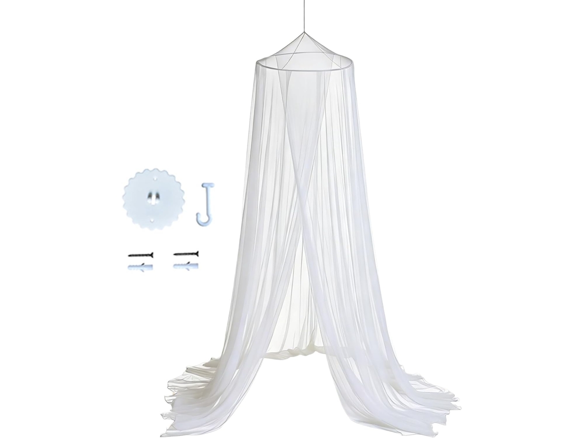Cortinas para Dossel de Cama, Macias, Protetoras, em Tecido Malha Elegante, Quarto,, Alta, Mulheres, CHABERLU