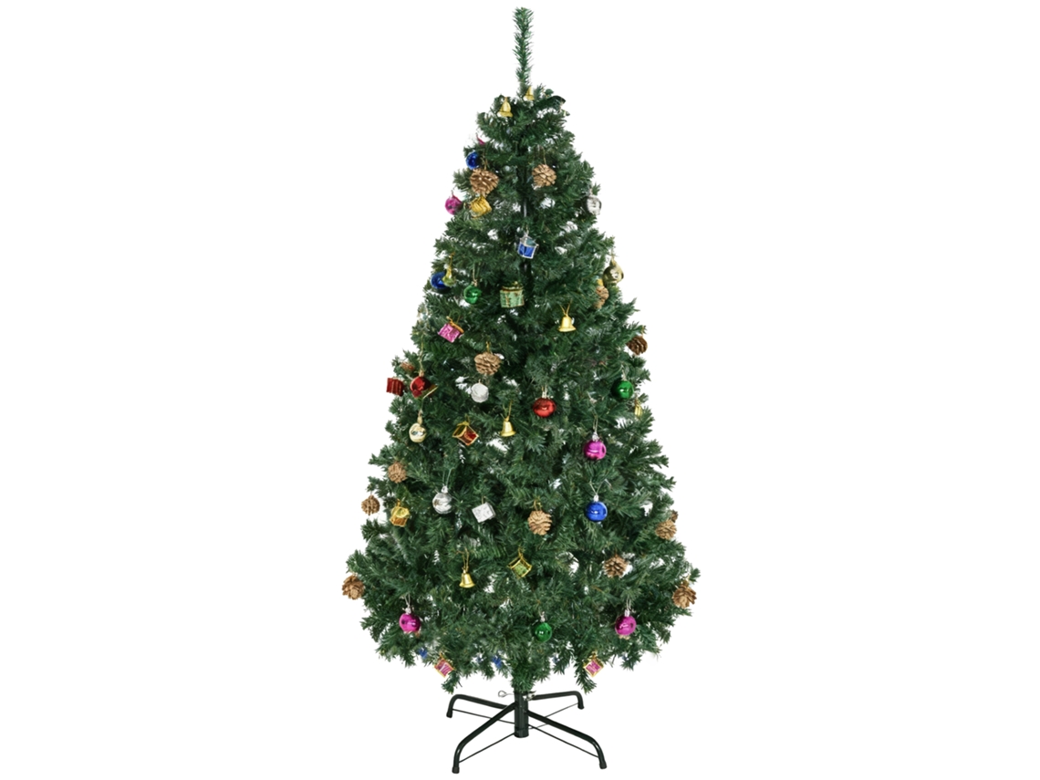 150cm Christmas Tree With 420 Fireproof Pvc Branches. Christmas Tree With Decorations And Thick Branches. Green.