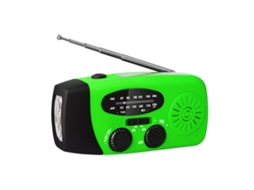 Rádio Am/fm de 20000mah com Energia Solar, Manivela e Carregamento USB AQUAFORGE