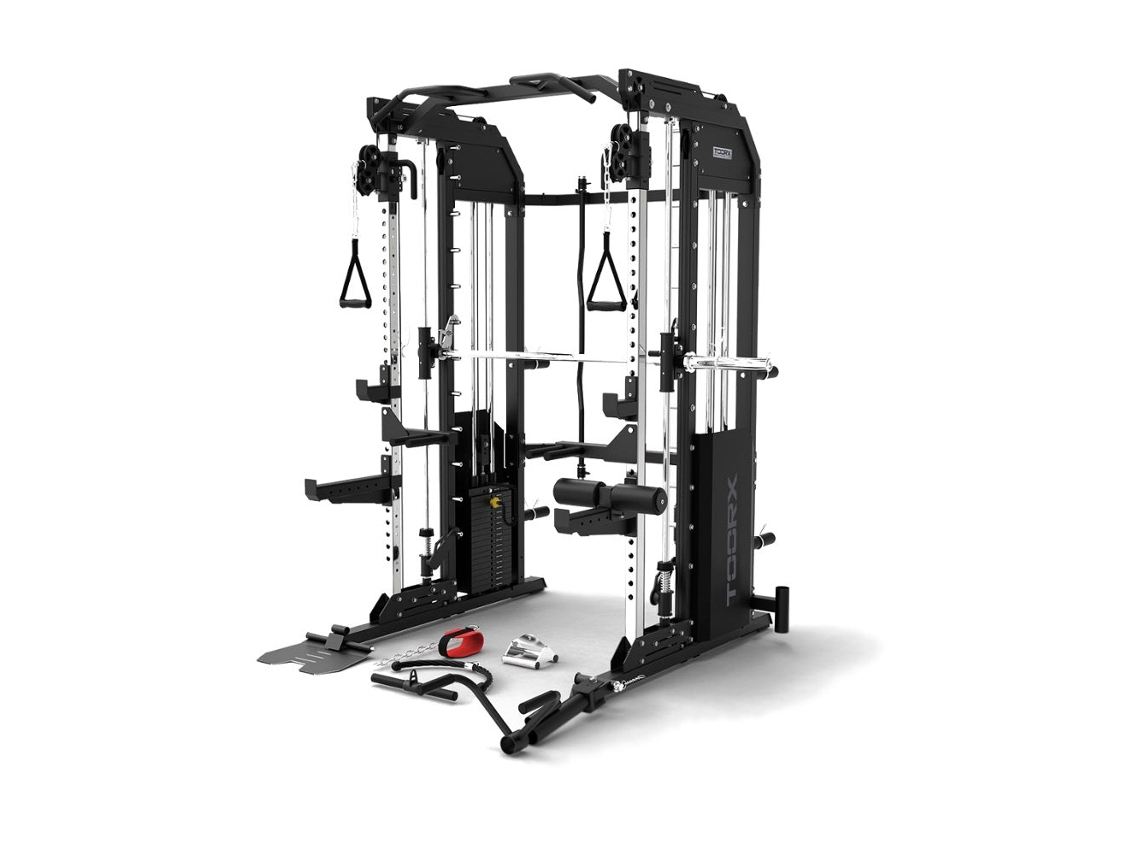 Multi Power Rack Toorx Asx 5000 - Dupla Polia, Smith, Hip E Rack