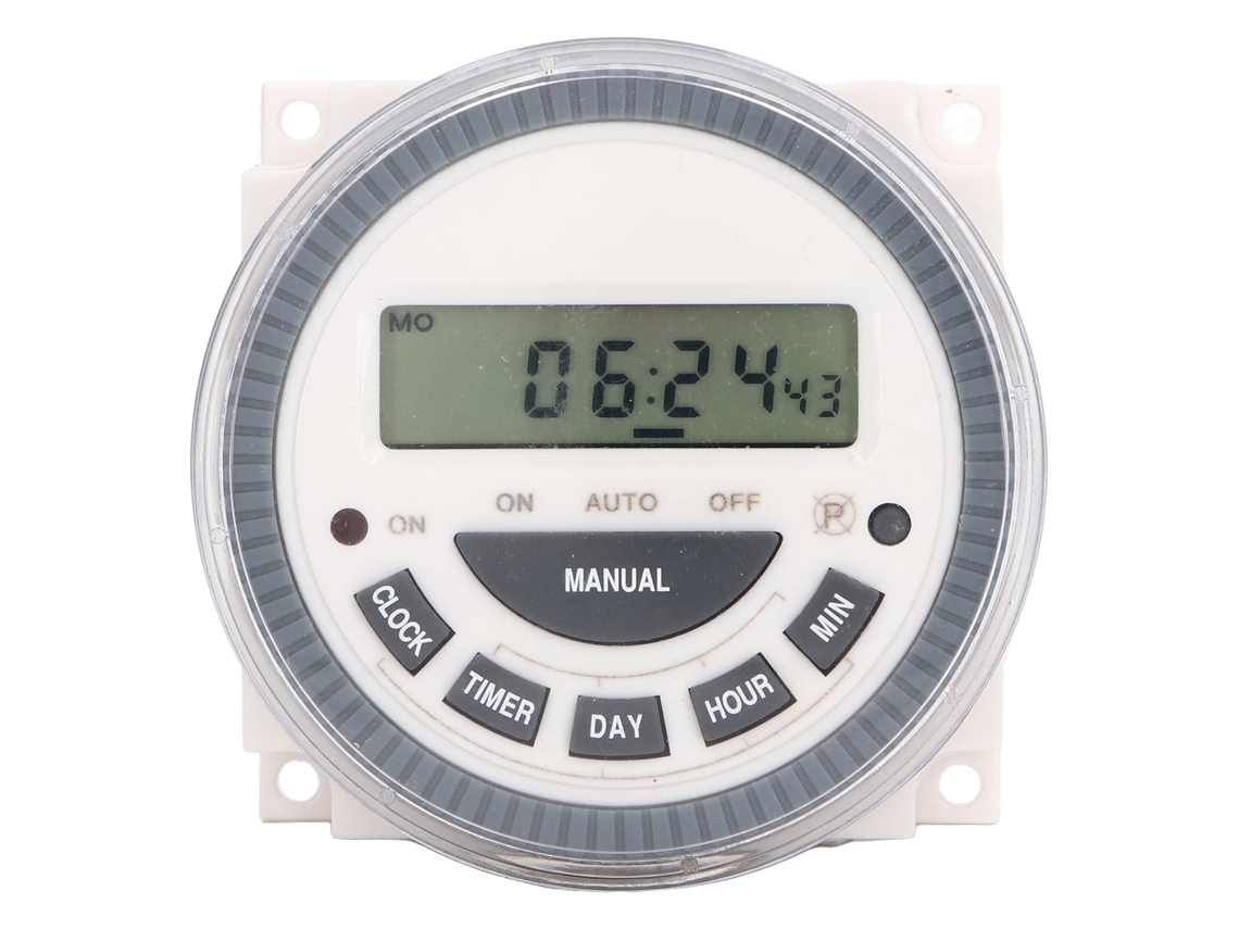 Timer Digital Programável de Alta Precisão com Relé e Controle de Tempo Ac200