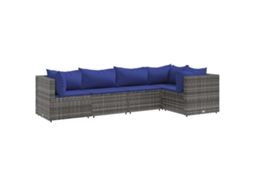 Garden Lounge Set, Garden Lounge Sets Vidaxl Cinzeto Rattan / Vime (n/a)
