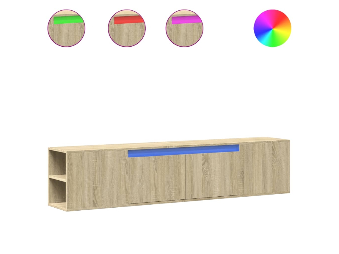 Tv Wall Cabinet, Tv Wall Cabinets Vidaxl Marrom Madeira Processada (n/a)