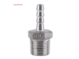 Laxiscreed Conector De Tubos Com Rosca Macho Para Mangueira 3/8 Pol E 6mm Para Ligação Eficiente