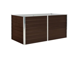 Raised Garden Bed, Raised Garden Beds Vidaxl Marrom Aço (160 X 80 X 77 Cm)