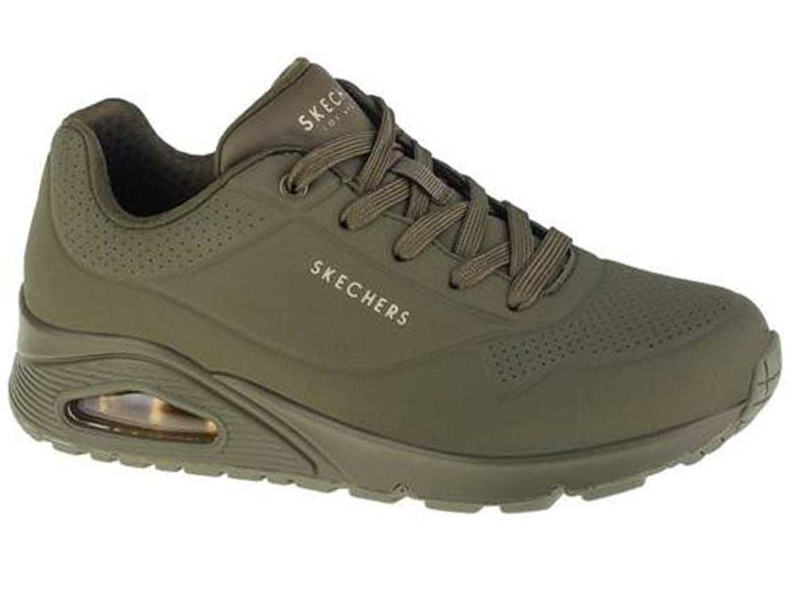 Tenis SKECHERS Uno Stand On Air Mulher Verde Material Sintetico 37 5 Worten.pt
