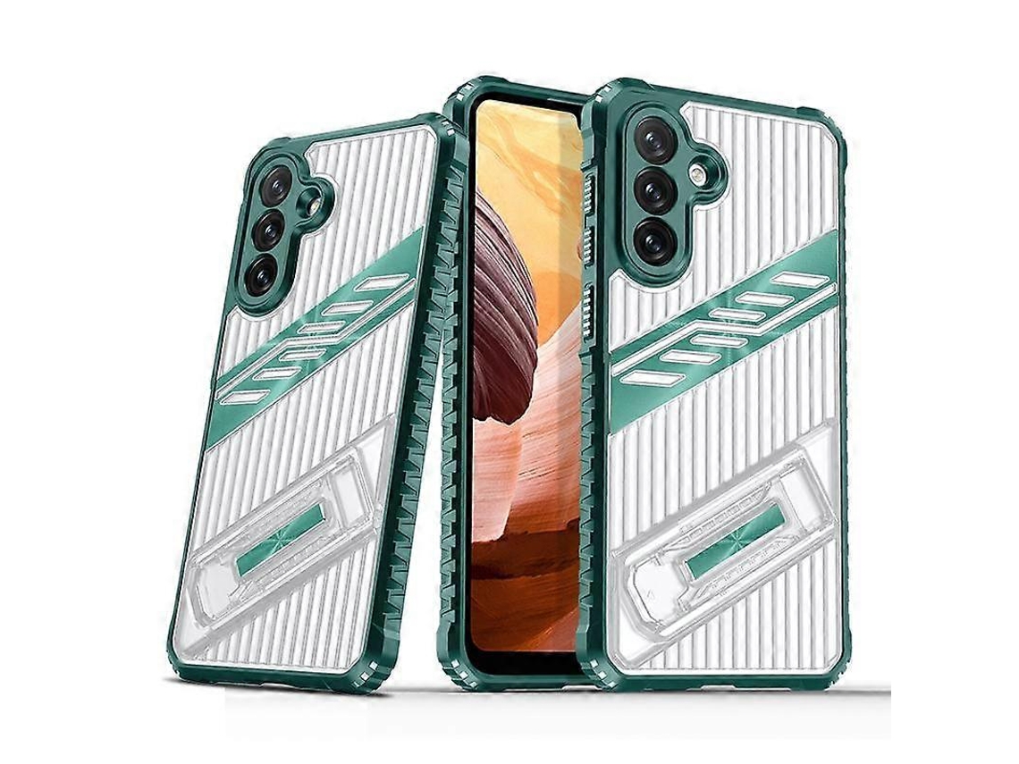 Capa De Celular Híbrida De Tpu Com Suporte De Revestimento Para Pc