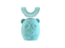 Escova De Dentes Elétrica Infantil Com Estampa De Urso, Carregamento Usb Tipo U