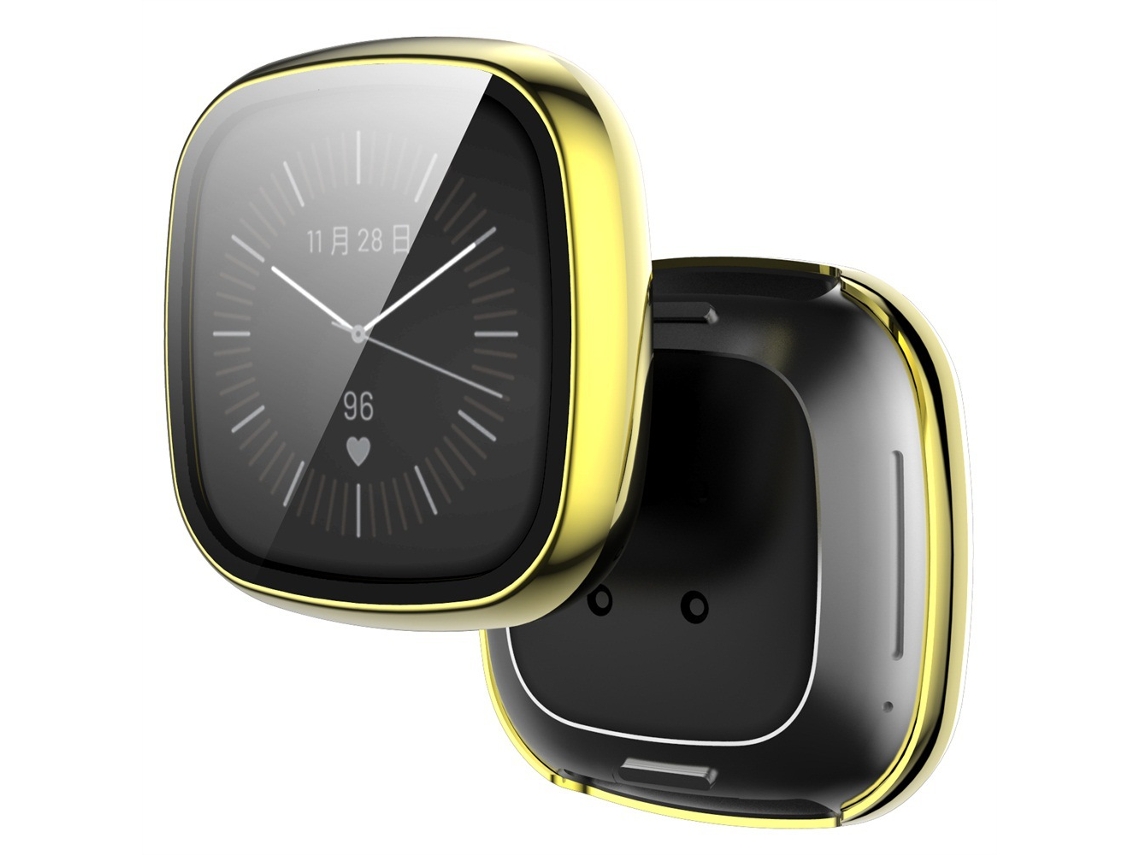 Capa Para Fitbit Versa 3 (ouro) Spqment