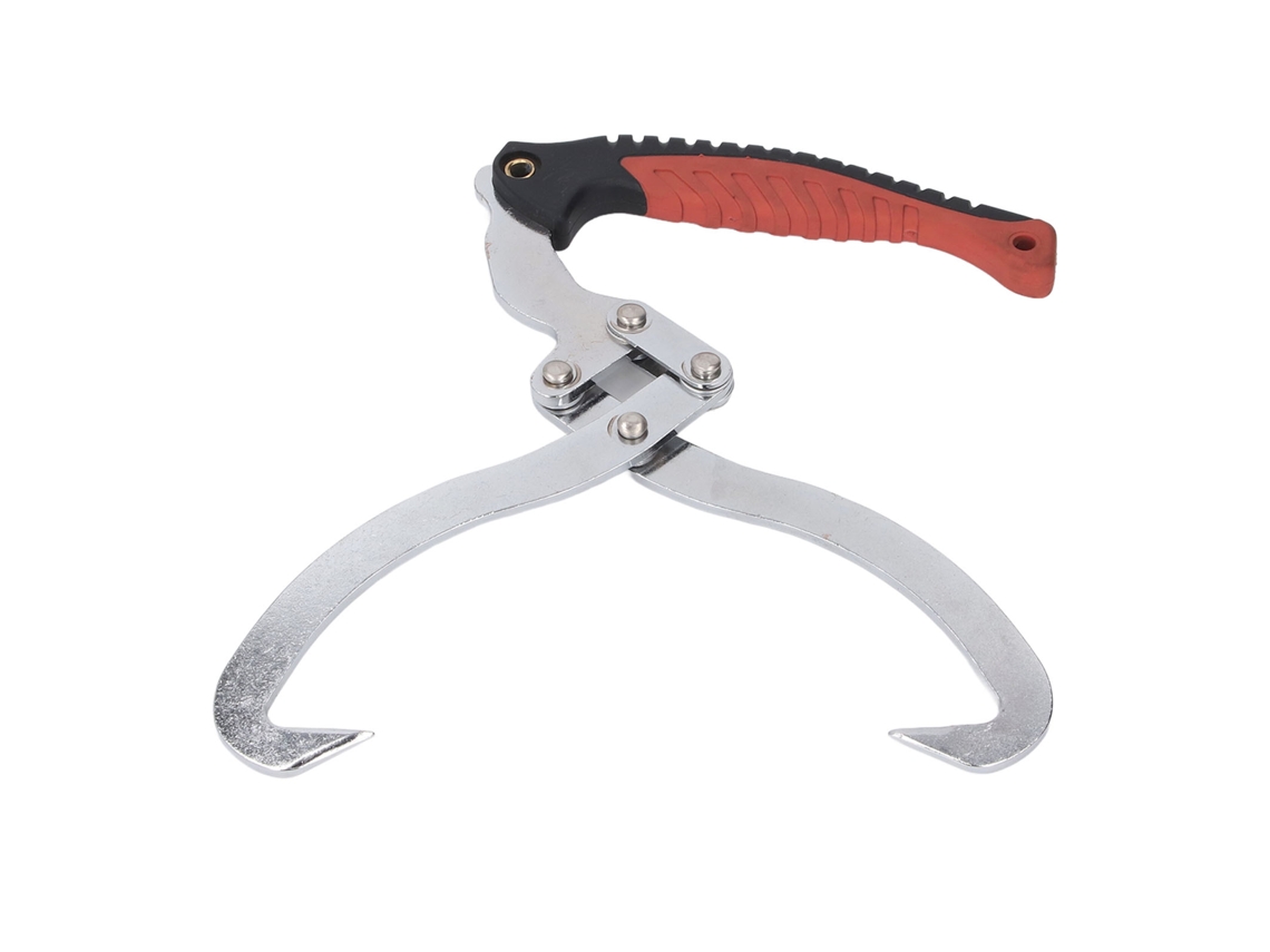 Pinza De Arrastre De Troncos De 8 Polegadas Chapada De Cromo Gancho Fácil De Usar Para Manipulação De Madeira