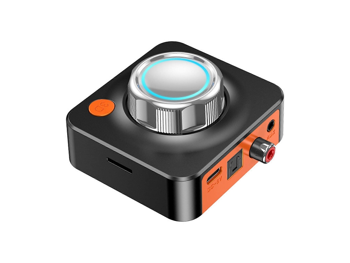 Transmissor Sem Fio Com Entrada Auxiliar De 3,5 Mm, Receptor De Áudio Estéreo Bt5.0 E Adaptador.