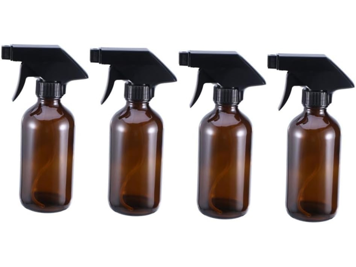 Conjunto De 4 Frascos Spray Recarregáveis Para Água Cosmética E Plantas