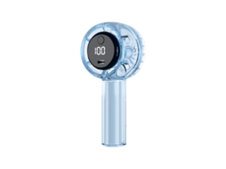 Mini Ventilador Turbo MDUG com visor digital e fluxo potente USB