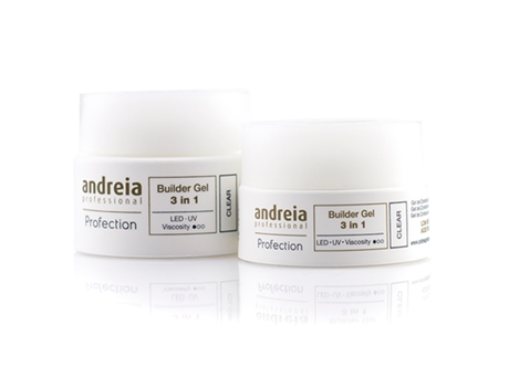 Andreia Profection Gel Construção 3 Em 1 - Clear 22Gr