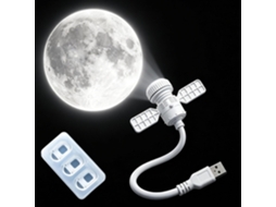 Lâmpada De Projetor Com Ajuste 360 Graus Em Formato Satélite. Luz