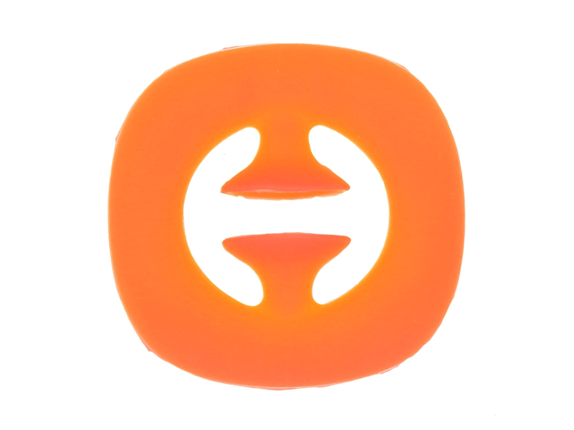 Ats brinquedo de Silicone de Agarre com Ventosa para Adultos Alivio de Estresse e Ansiedade Laranja