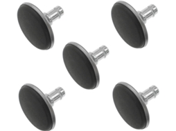 Conjunto De 5 Pés Niveladores Ajustáveis Para Móveis, Em Nylon E Ferro, Ideais Para Mesas E Tvs