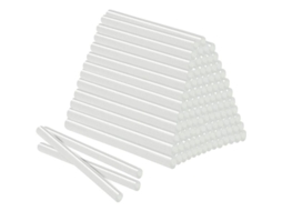 100 bastões de cola quente transparentes de 11 mm x 200 mm, 2 kg, para pistola de cola quente universal.