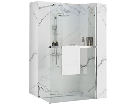 Parede De Chuveiro Rea Aero 90 Chrome