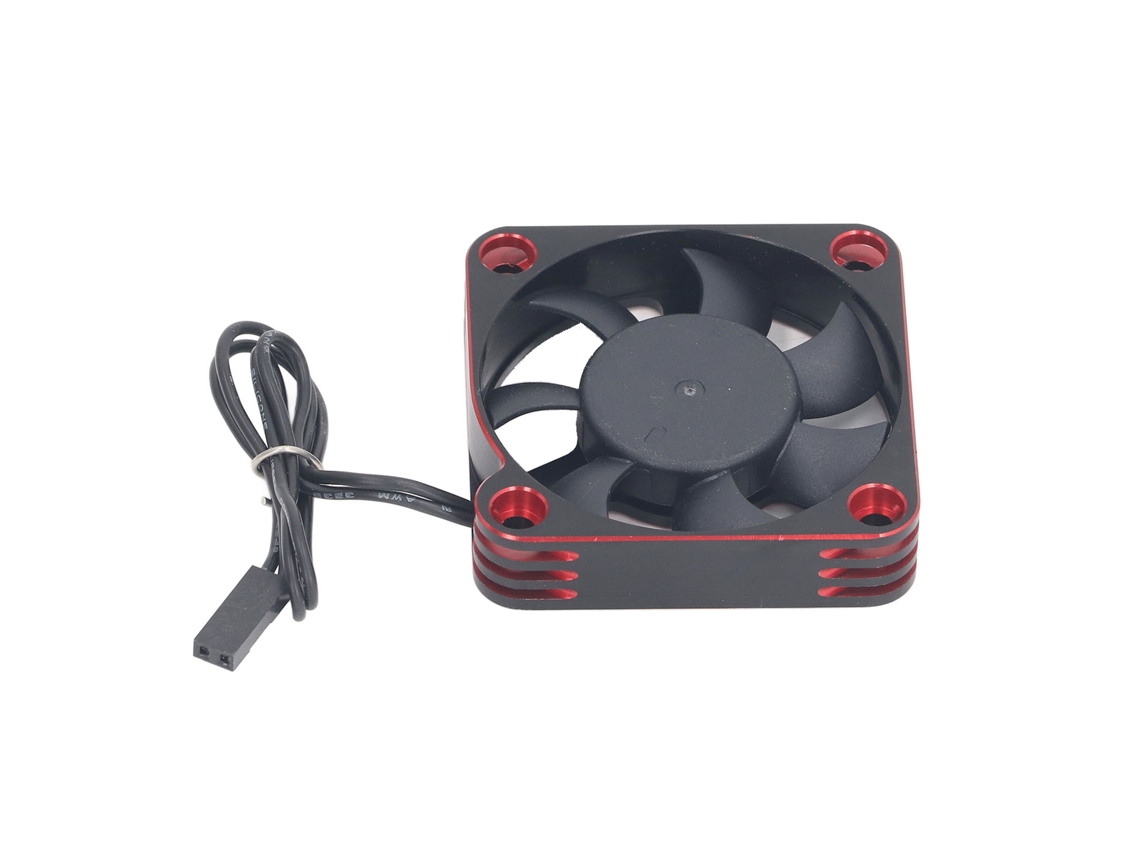 Ventoinha Resfriamento Motor Rc 50mm 15000rpm Vermelha