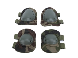 4pcs Conjunto De Protetores De Joelho E Cotovelo Verde Para Manutenção De Engenharia