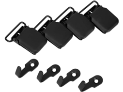 Pretyzoom Conjunto De 4-clipes Antiderrapantes Para Pendurar Tapeçarias, Clipes De Metal Resistentes Para Colchas E