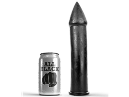 Estimulador ALL BLACK Dildo (24 cm)