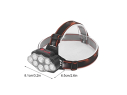 Lanterna Frontal Usb Recarregável Pesca Noturna