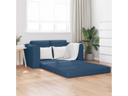 Vidaxl Sofá-cama 60cm Azul Tecido