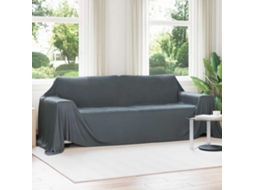 Vidaxl Cobertores De Sofá 6 Unid. Cinzento-escuro 350 X 270 Cm 8.09 Kg