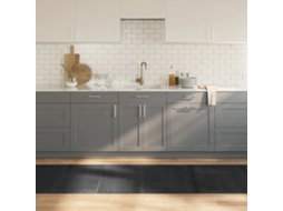Vidaxl Tapete Retangular 80x500 Cm Bambu Cinzento