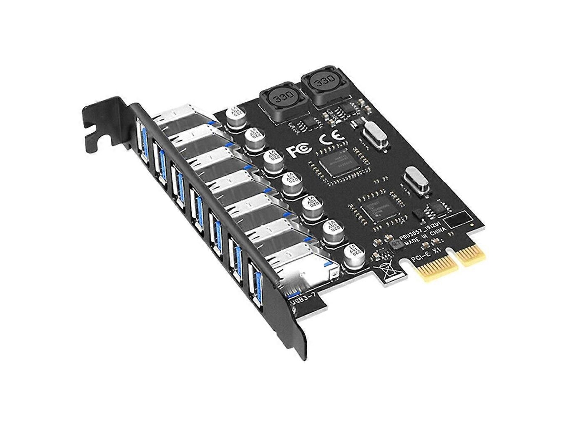 Adaptador De Placa De Expansão Pci E Usb 3.0 Com 7 Portas, Controlador Externo Hengjian