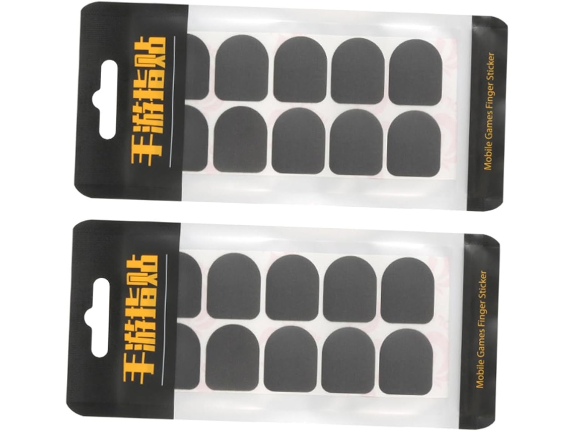 Adesivos De Fibra Carbono Antiderrapantes E Resistentes Ao Suor Para Os Dedos, Conjunto Com 2 Unidades, Confortáveis E
