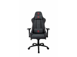 AROZZI Verona -Sig-Sfb-Rd Cadeira para videogame PC Cadeira para videogame Assento estofado acolchoado cinza vermelho