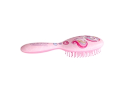 Escova De Cabelo Unicórnio Rosa Brilvibera