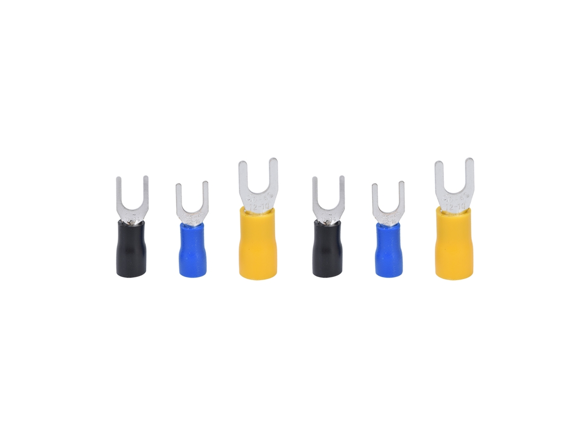 Laxiscreed Terminais Térmicos Isolados Para Enfiamento E Garfo, Cobre Com Pvc, Ideal Para Iluminação E Transporte