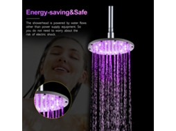 Chuveira de Chuva Led 8