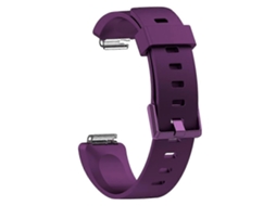 Lurelia Pulseira De Substituição Ajustável Silicone, Compatível Com Fitbit Inspire, Roxo Escuro
