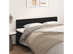 Vidaxl Cabeceiras Preto 160x5x78/88 Cm Couro Artificial