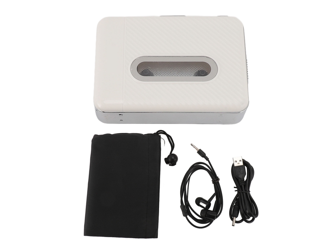 Reprodutor de cassete portátil/convertidor para MP3 com inversão automática | S/MARCA