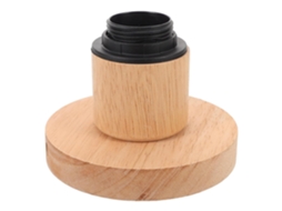 Soquete De Madeira Natural Para Lâmpada, Base Vintage Para Luminária De Teto, Compatível Com Uma Ampla Gama De Modelos.