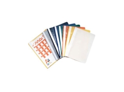 Classificador Plástico PVC Capa Transparente preto 1 un