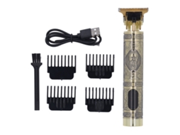 Aparelho de Cortar Cabelo T Blade Recarregável Lcd